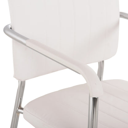 Conference Chair With Arms Hm1070.02 White 56,5x59x85 Cm
