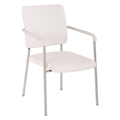 Conference Chair With Arms Hm1070.02 White 56,5x59x85 Cm