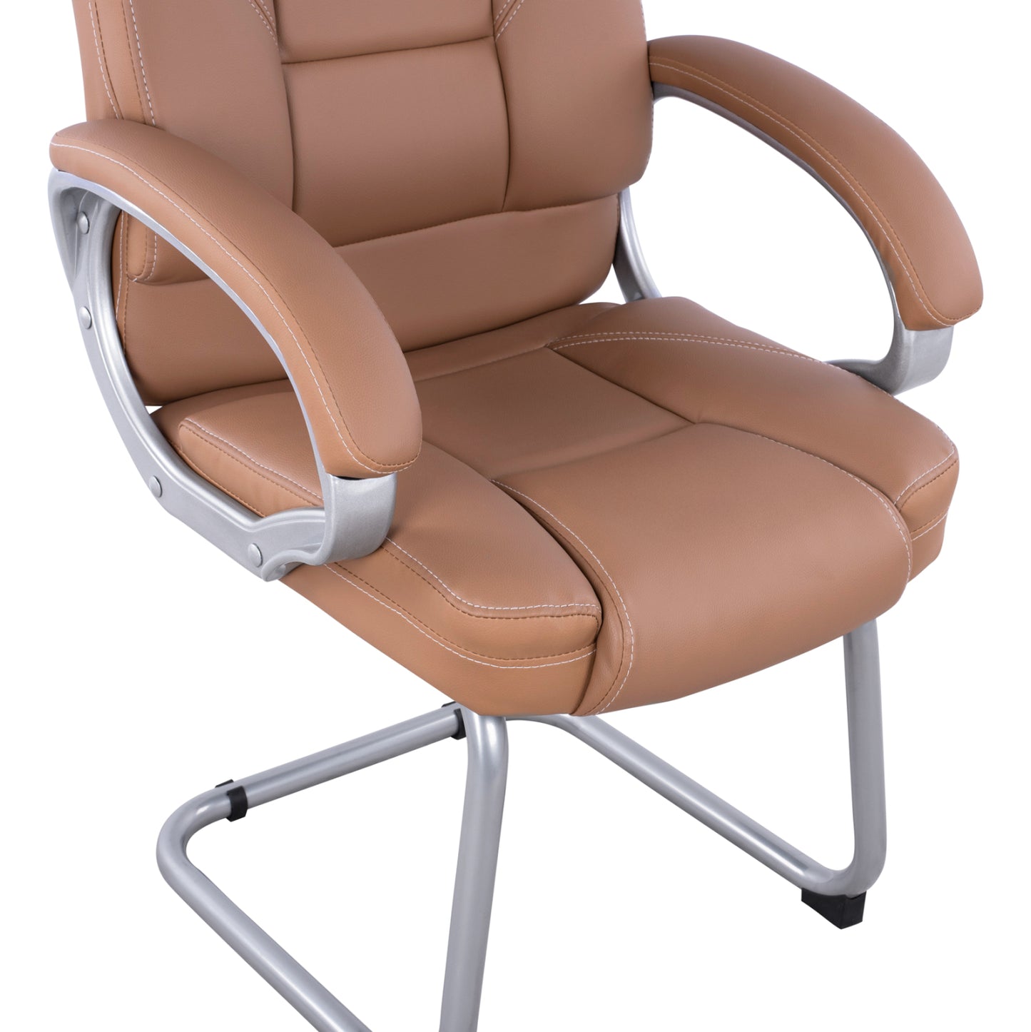 Visitor's Chair With Pu Camel Sora Hm1144.09 63x67x112 Cm