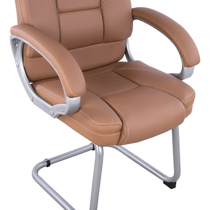 Visitor's Chair With Pu Camel Sora Hm1144.09 63x67x112 Cm