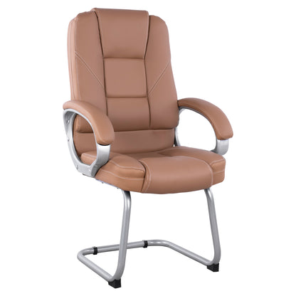 Visitor's Chair With Pu Camel Sora Hm1144.09 63x67x112 Cm