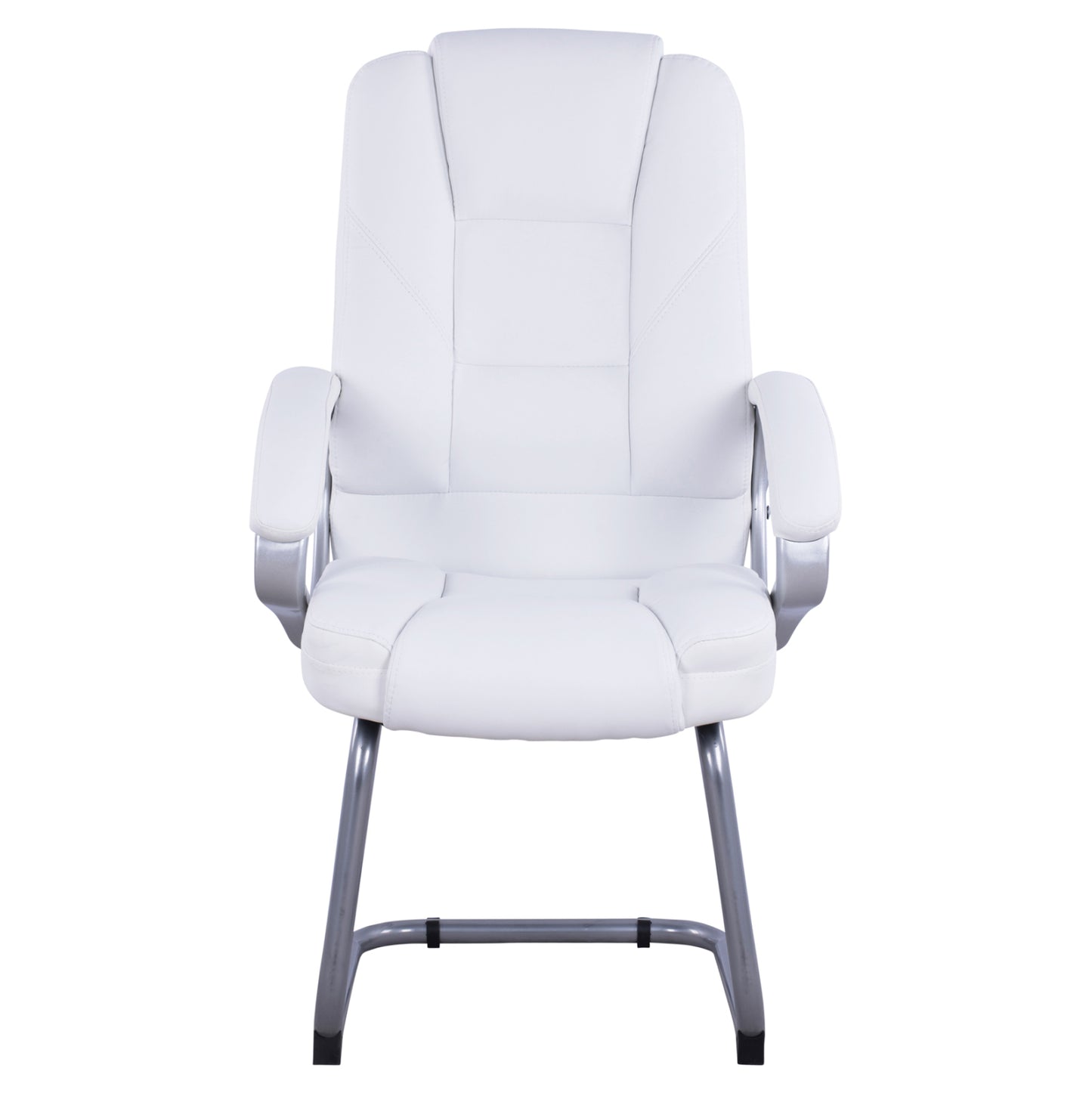 Visitor's Chair With White Pu Sora Hm1144.02 63x67x112 Cm