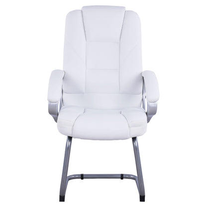 Visitor's Chair With White Pu Sora Hm1144.02 63x67x112 Cm