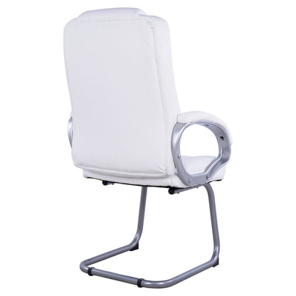 Visitor's Chair With White Pu Sora Hm1144.02 63x67x112 Cm