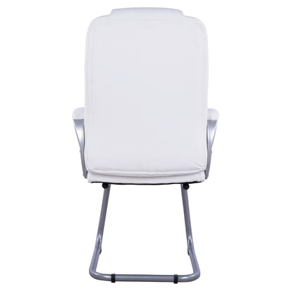 Visitor's Chair With White Pu Sora Hm1144.02 63x67x112 Cm