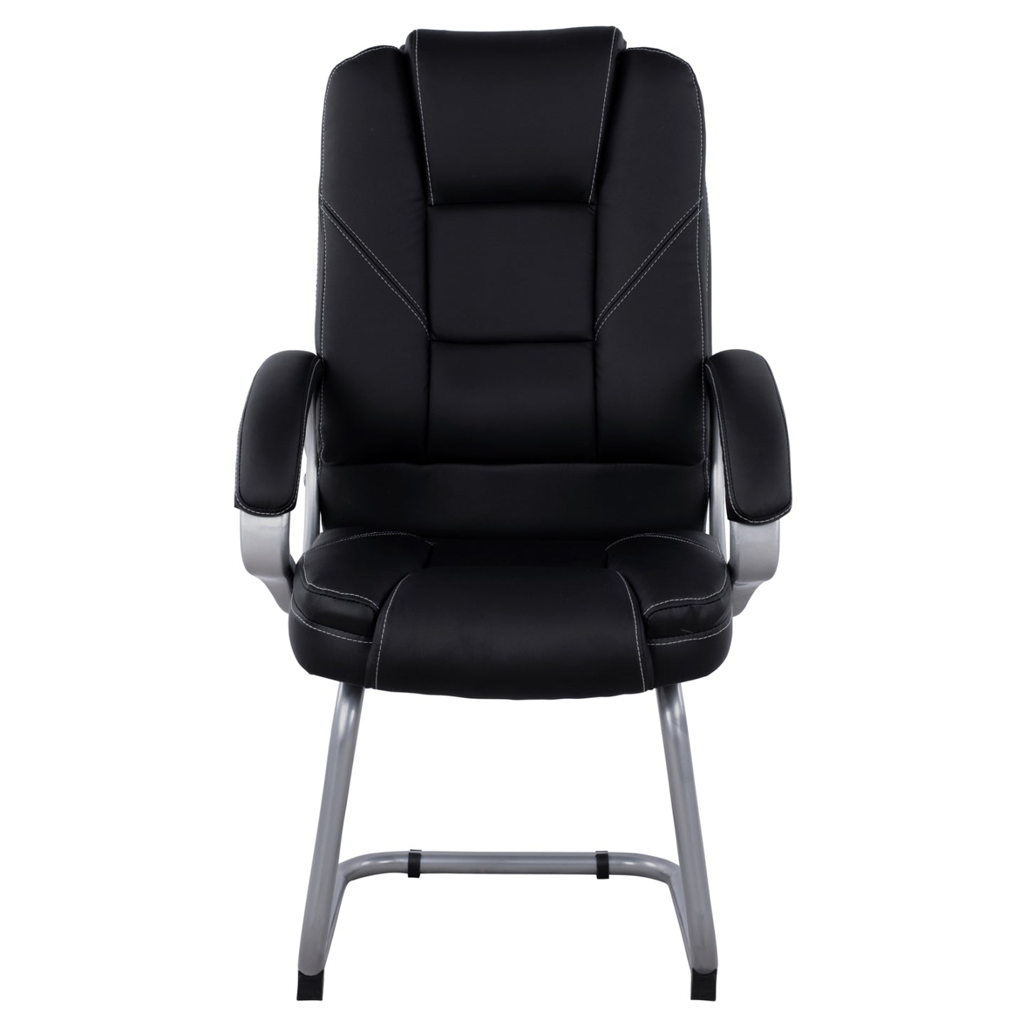 Visitor's Chair With Black Pu Hm1144.01 63x67x112 Cm