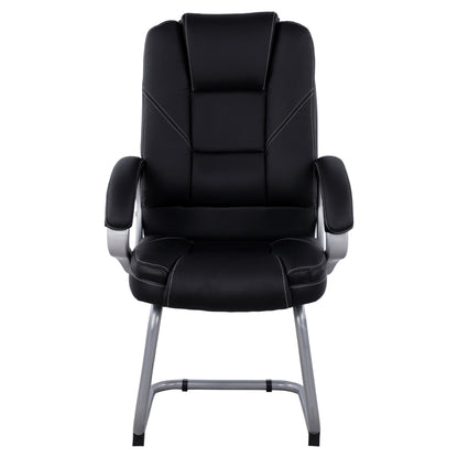 Visitor's Chair With Black Pu Hm1144.01 63x67x112 Cm