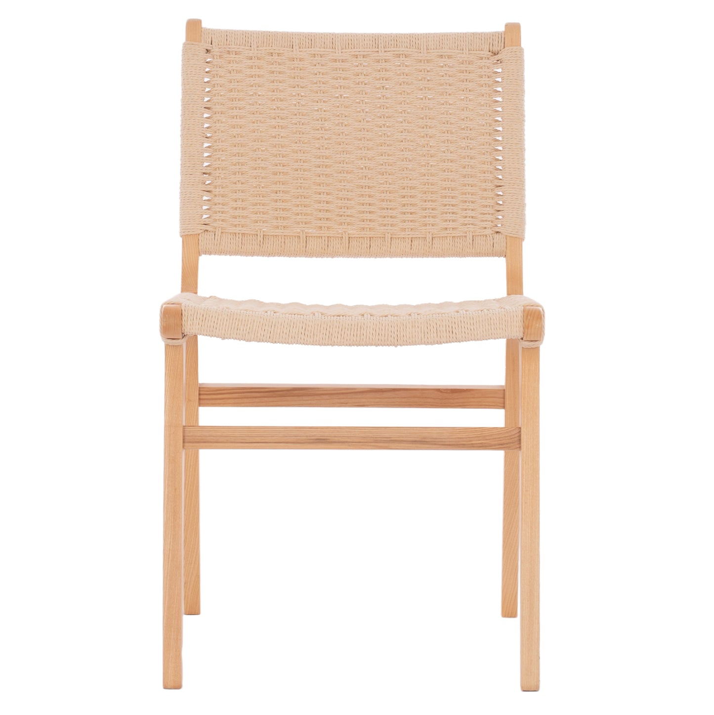 Chair Hm9330.01 Ignacio Rubberwood Knitted Natural Rope 50x60x87h