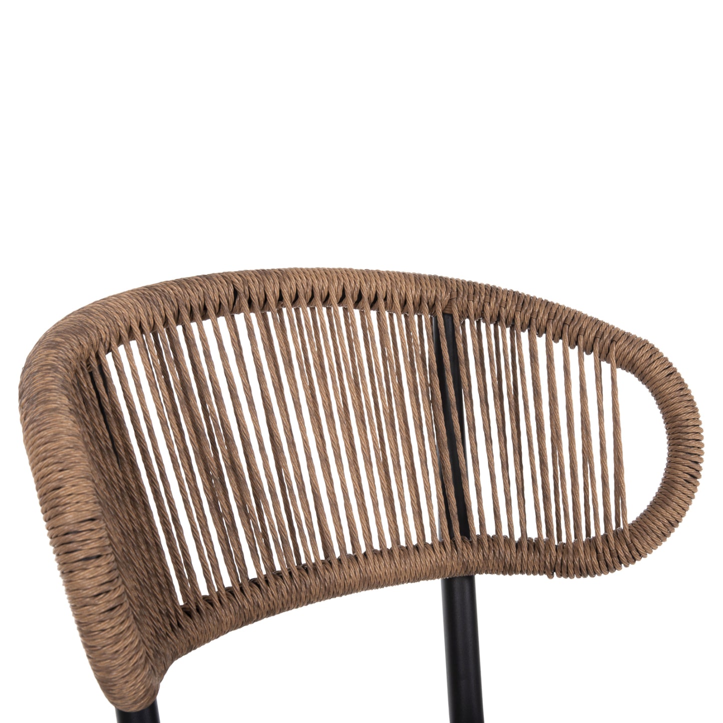 Chair Eulo Hm6049.02 Aluminum In Black-synthetic Rattan