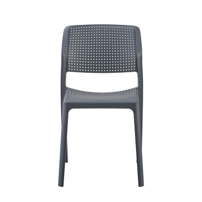 Chair Outdoor Comfee Hm6101.03 Polypropylene In Grey 41x57x82h Cm.