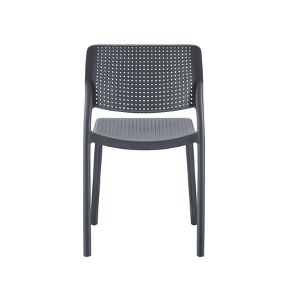 Chair Outdoor Comfee Hm6101.03 Polypropylene In Grey 41x57x82h Cm.