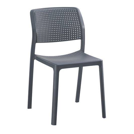 Chair Outdoor Comfee Hm6101.03 Polypropylene In Grey 41x57x82h Cm.