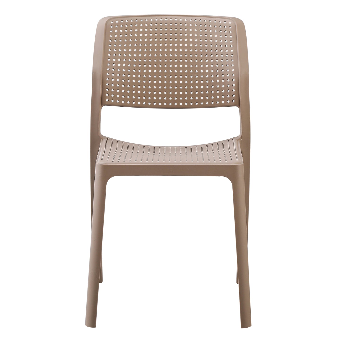 Chair Outdoor Comfee Hm6101.04 Polypropylene In Cappuccino 41x57x82h Cm.