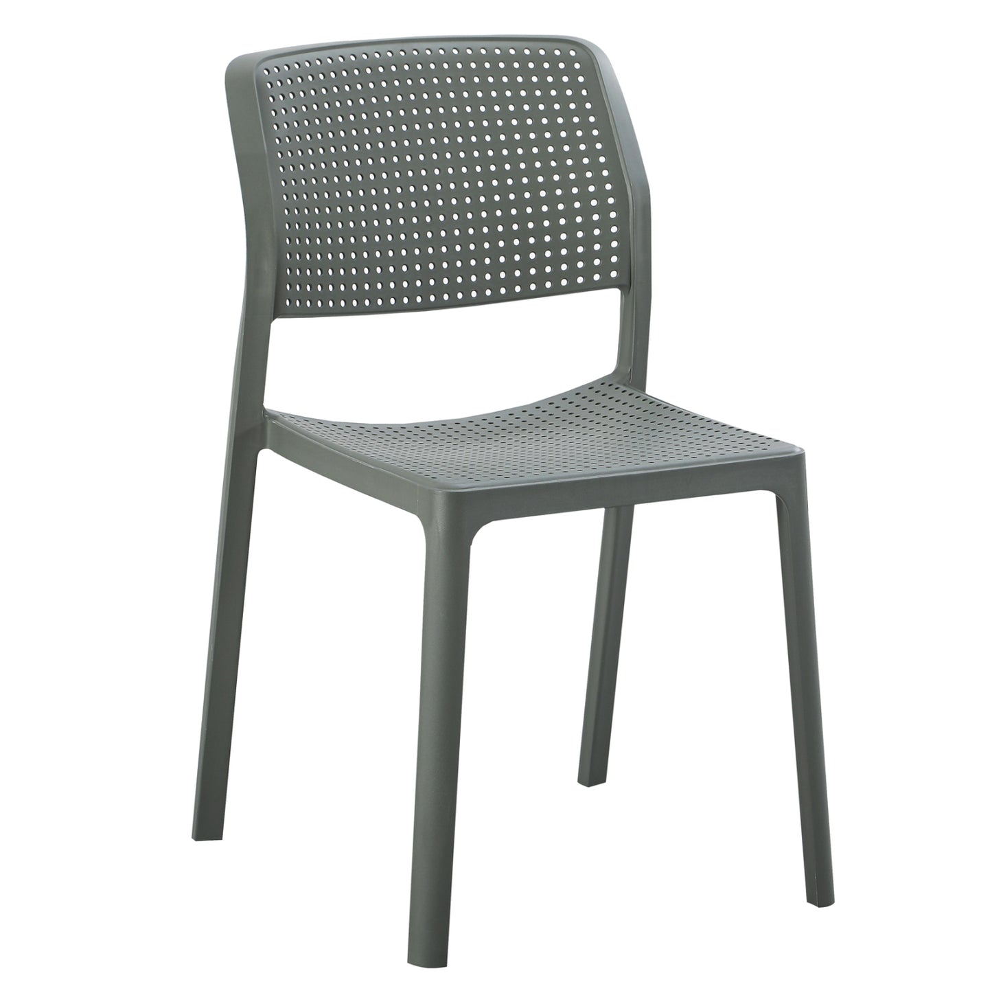 Outdoor Dining Chair Comfee Hm6101.05 Polypropylene In Dark Olive Green 41x57x82hcm.