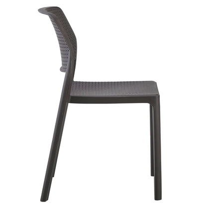 Chair Outdoor Comfee Hm6101.09 Polypropylene In Brown 41x57x82h Cm.