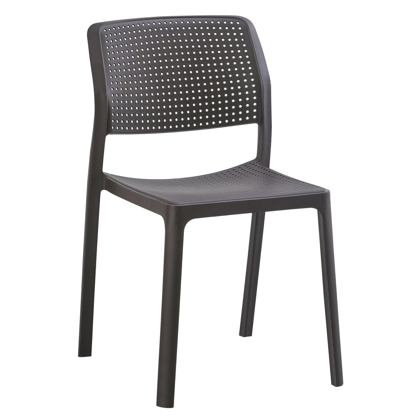 Chair Outdoor Comfee Hm6101.09 Polypropylene In Brown 41x57x82h Cm.
