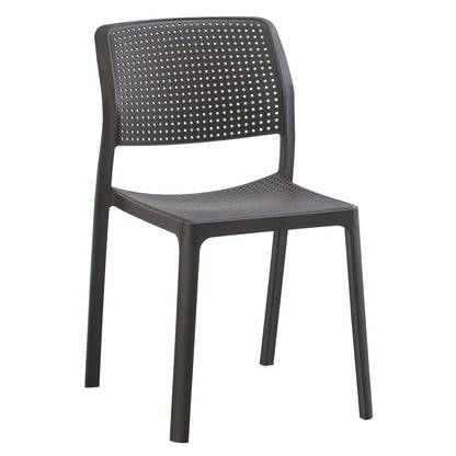 Chair Outdoor Comfee Hm6101.09 Polypropylene In Brown 41x57x82h Cm.