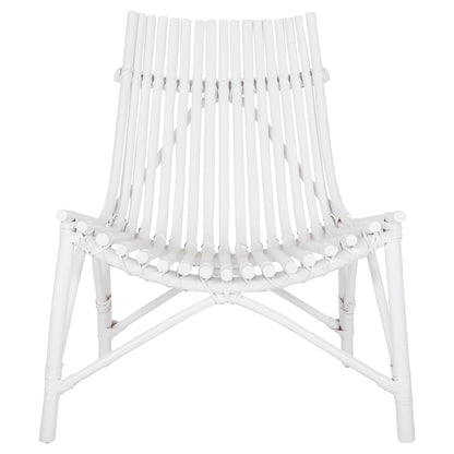 Chair For Outdoors Cellion Hm9812.03 Rattan Poles In White Color 76x72x83hcm.