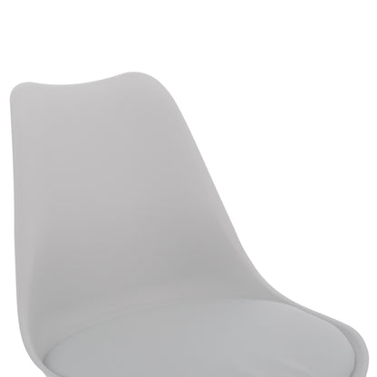 Chair Vegas Hm0033.01-wooden Legs-white Seat-47x56,6x82Υ Cm