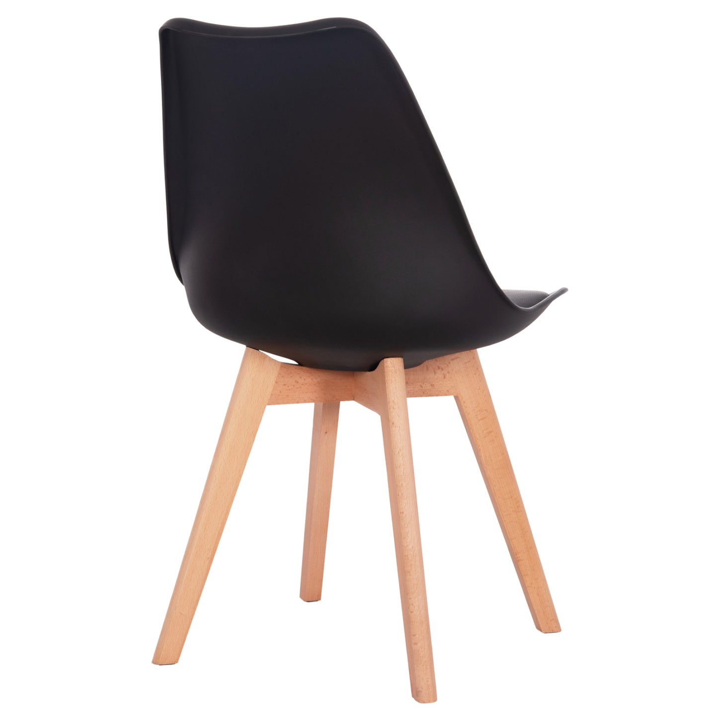 Chair Vegas Hm0033.02 Wooden Legs-black Seat 48x49x81Η Cm