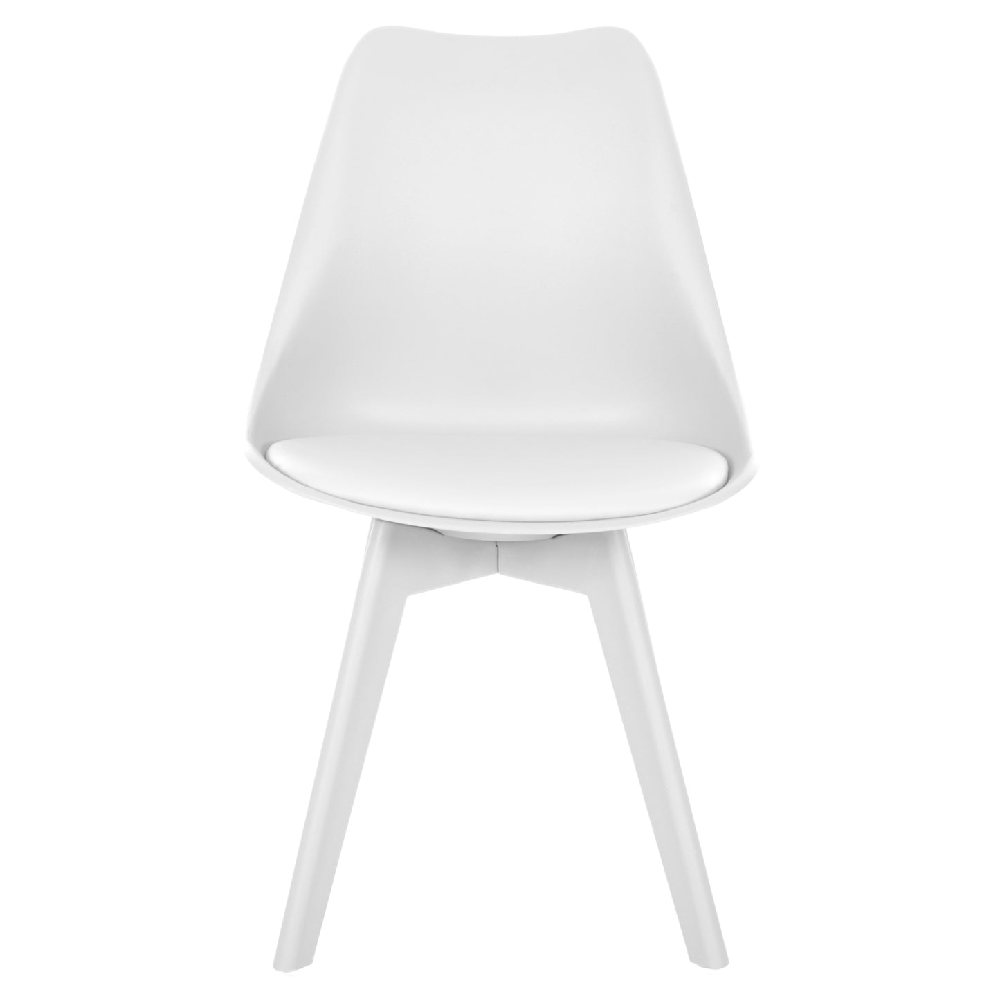 Chair Vegas Hm0033.31 Polypropylene-pu-white 47,5x55x82 Cm