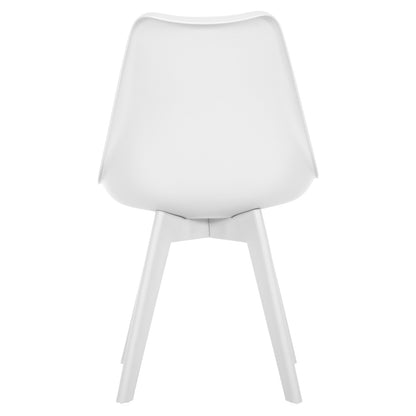 Chair Vegas Hm0033.31 Polypropylene-pu-white 47,5x55x82 Cm
