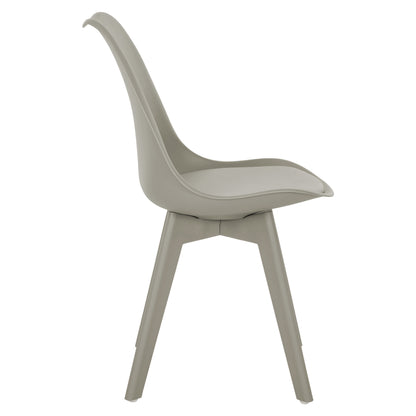 Chair Vegas Hm0033.40 Polypropylene-pu-grey 48x56x82