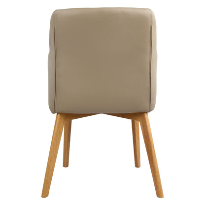 Armchair Bristol Hm0141.02 With Beige Color And Beige Pu 57x59x86Υ