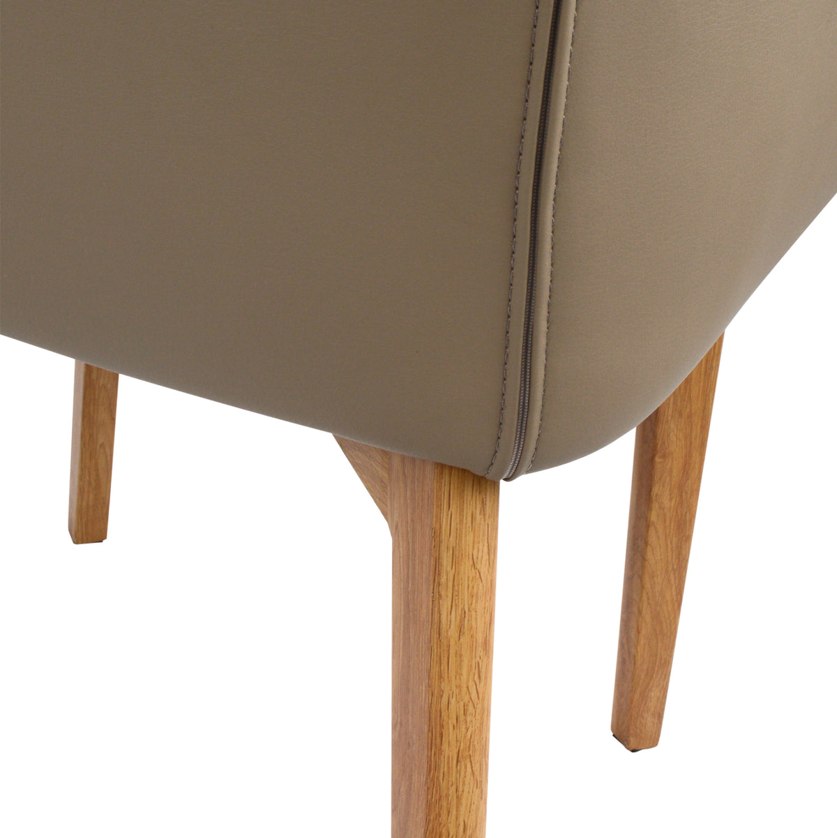 Armchair Bristol Hm0141.02 With Beige Color And Beige Pu 57x59x86Υ