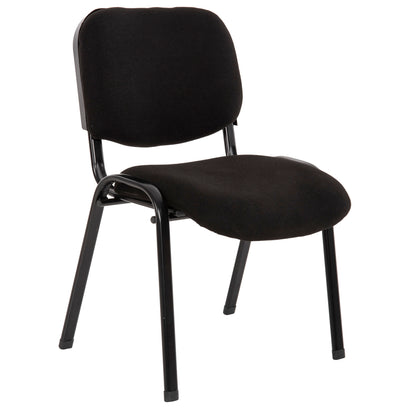Collaboration Chair Janisha Hm1010.11 Homemarkt Black Fabric 53,5x59x77hcm.
