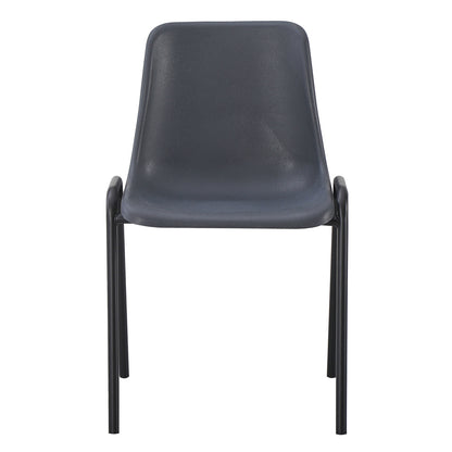 Chair Langet Hm18481.03 Polypropylene In Grey--metal Legs In Black 45x47.5x79.5hcm