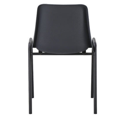 Chair Langet Hm18481.03 Polypropylene In Grey--metal Legs In Black 45x47.5x79.5hcm