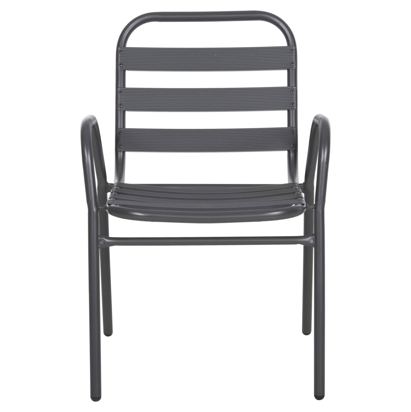 Chair Prelude Hm5970.01 Metal Frame-aluminum Seat & Backrest-grey 54x56x79hcm.