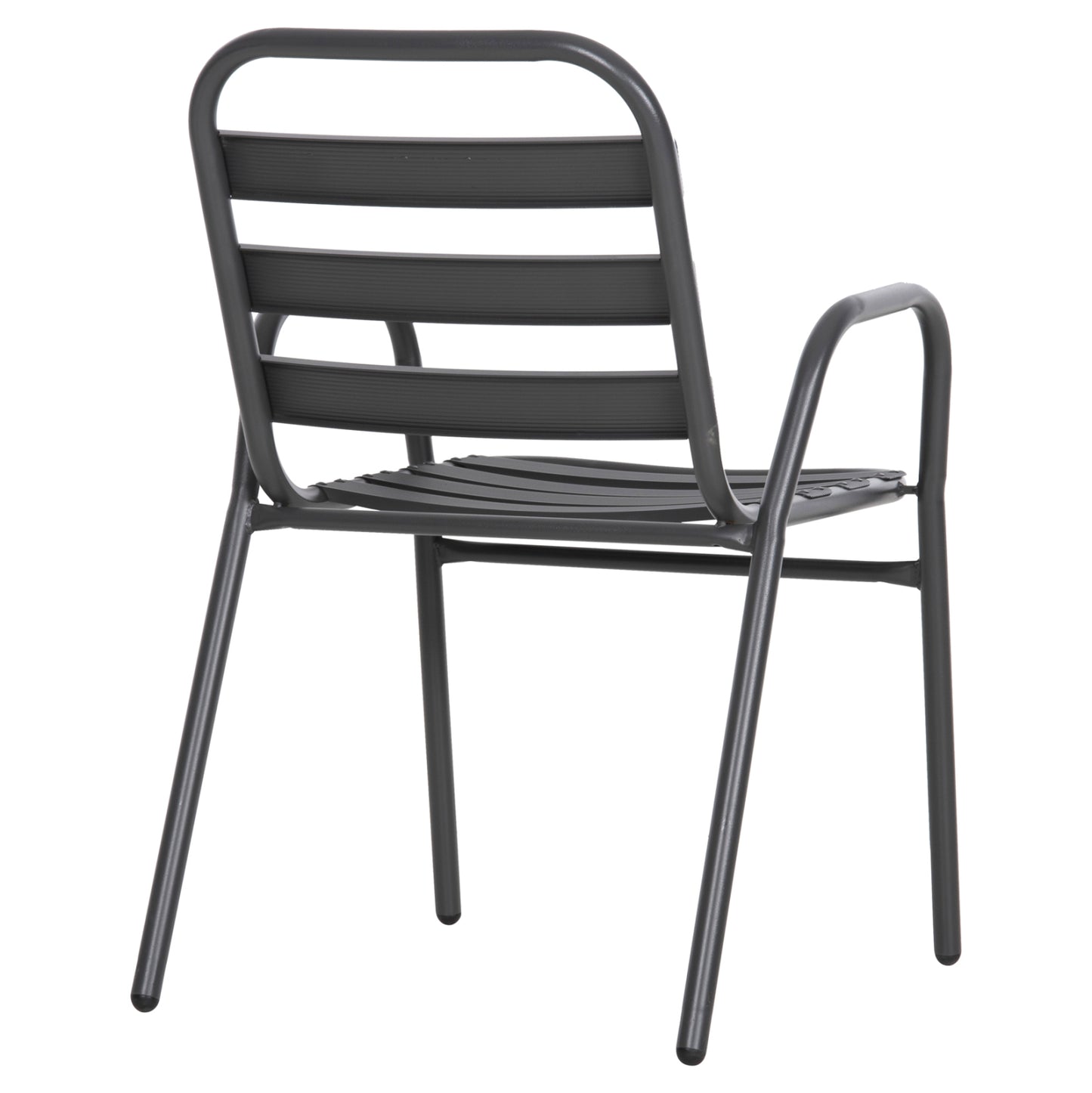 Chair Prelude Hm5970.01 Metal Frame-aluminum Seat & Backrest-grey 54x56x79hcm.