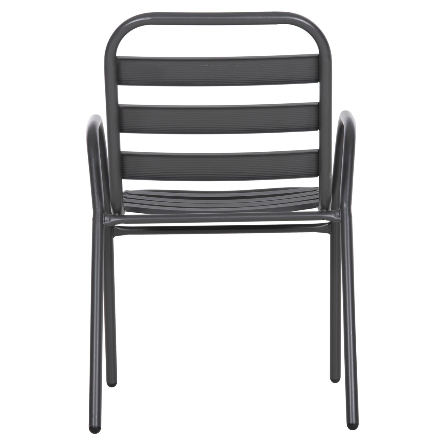 Chair Prelude Hm5970.01 Metal Frame-aluminum Seat & Backrest-grey 54x56x79hcm.