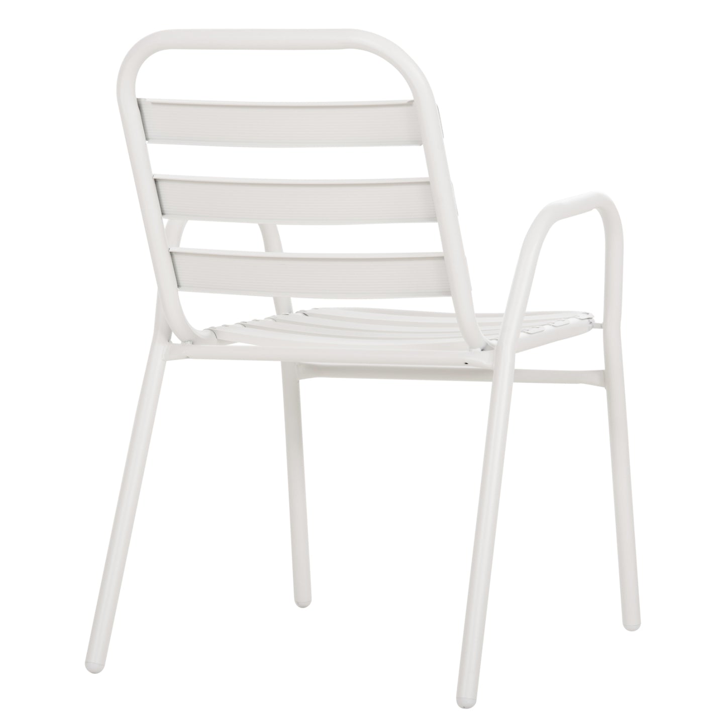 Chair Prelude Hm5970.02 Metal Frame-aluminum Seat & Backrest-white 54x56x79hcm.