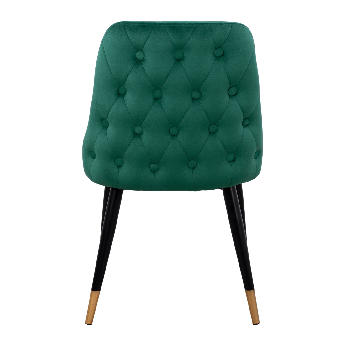 Chair Serentiy Hm8527.03 From Velvet Cyppress Green Color With Metallic Frame 51x58x83cm