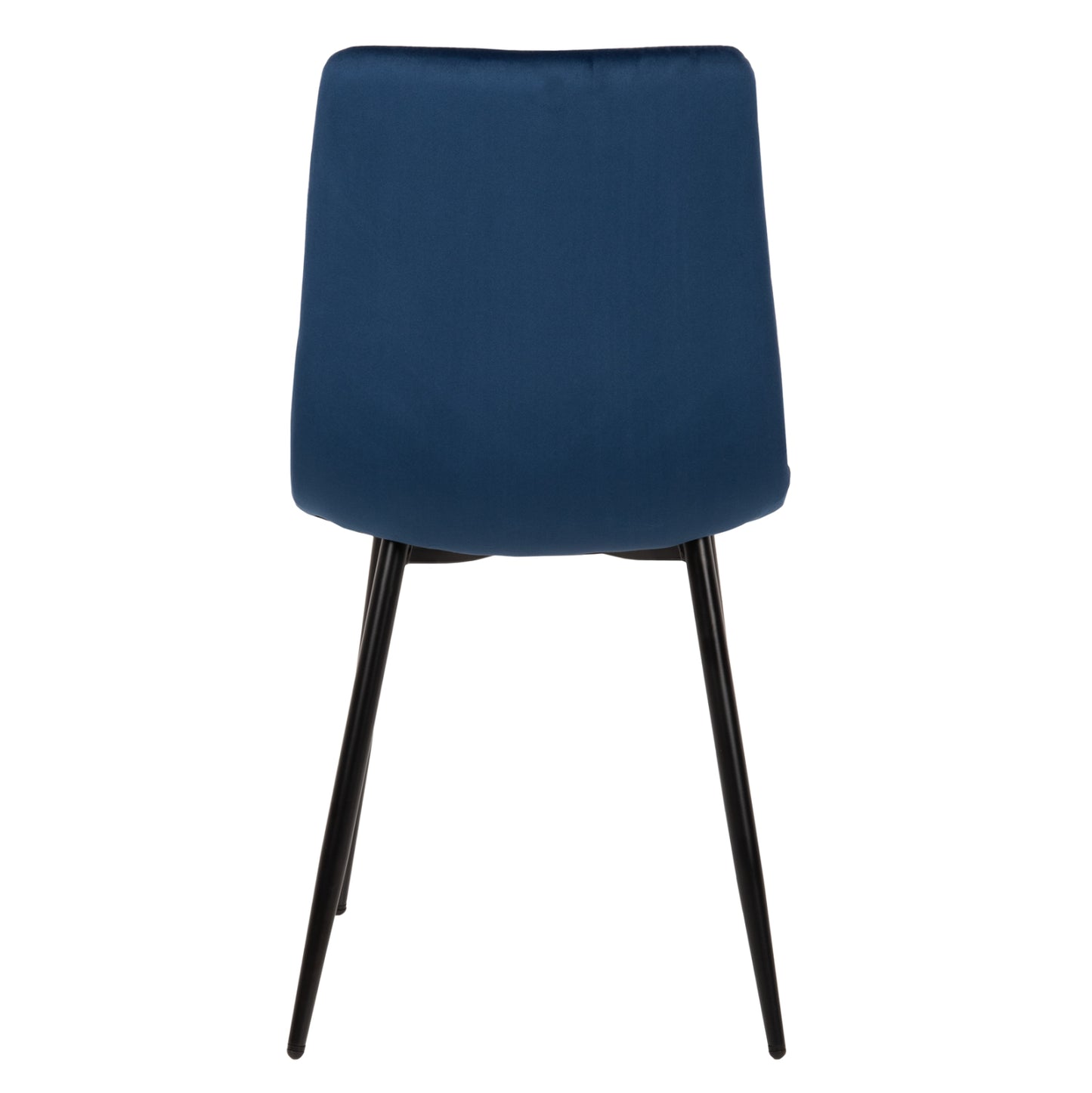 Dining Chair Latrell Hm8587.08 Blue Velvet & Black Metal Legs 43x54x88hcm.