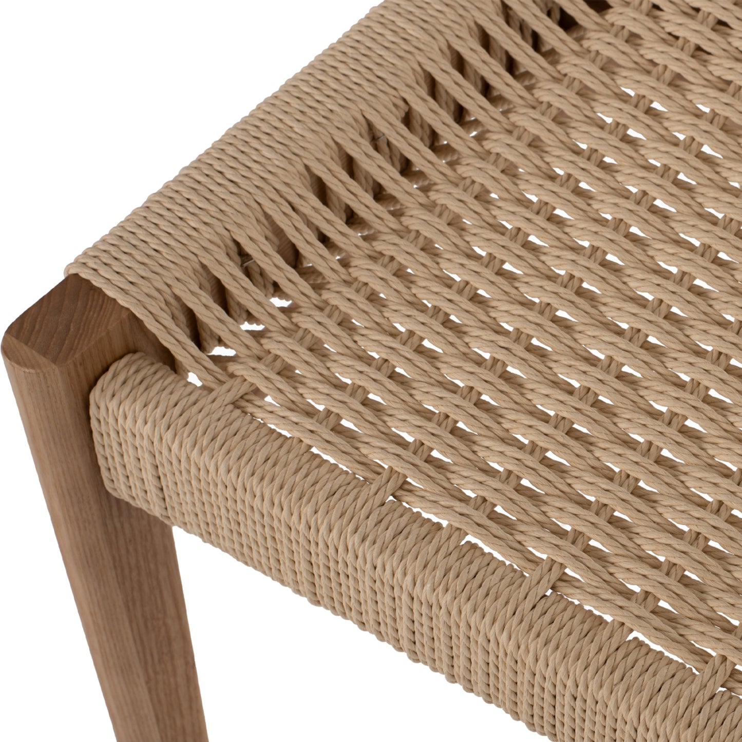 Dining Chair Pontus Hm9322.11 Rubberwood And Rope Seat-natural Color 47x52x80hcm.
