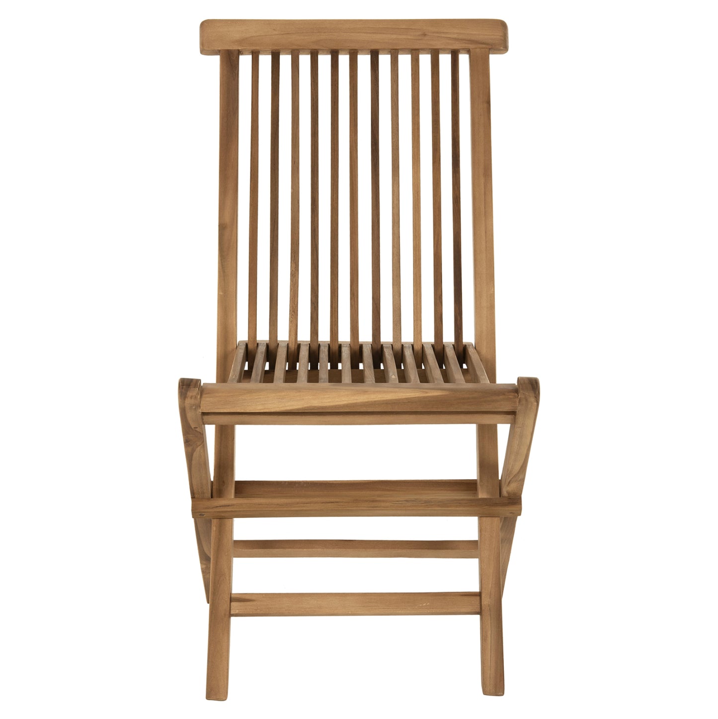 Chair Kendall Hm9540 Folding-teak Wood In Natural Color 46,5x63x89hcm.