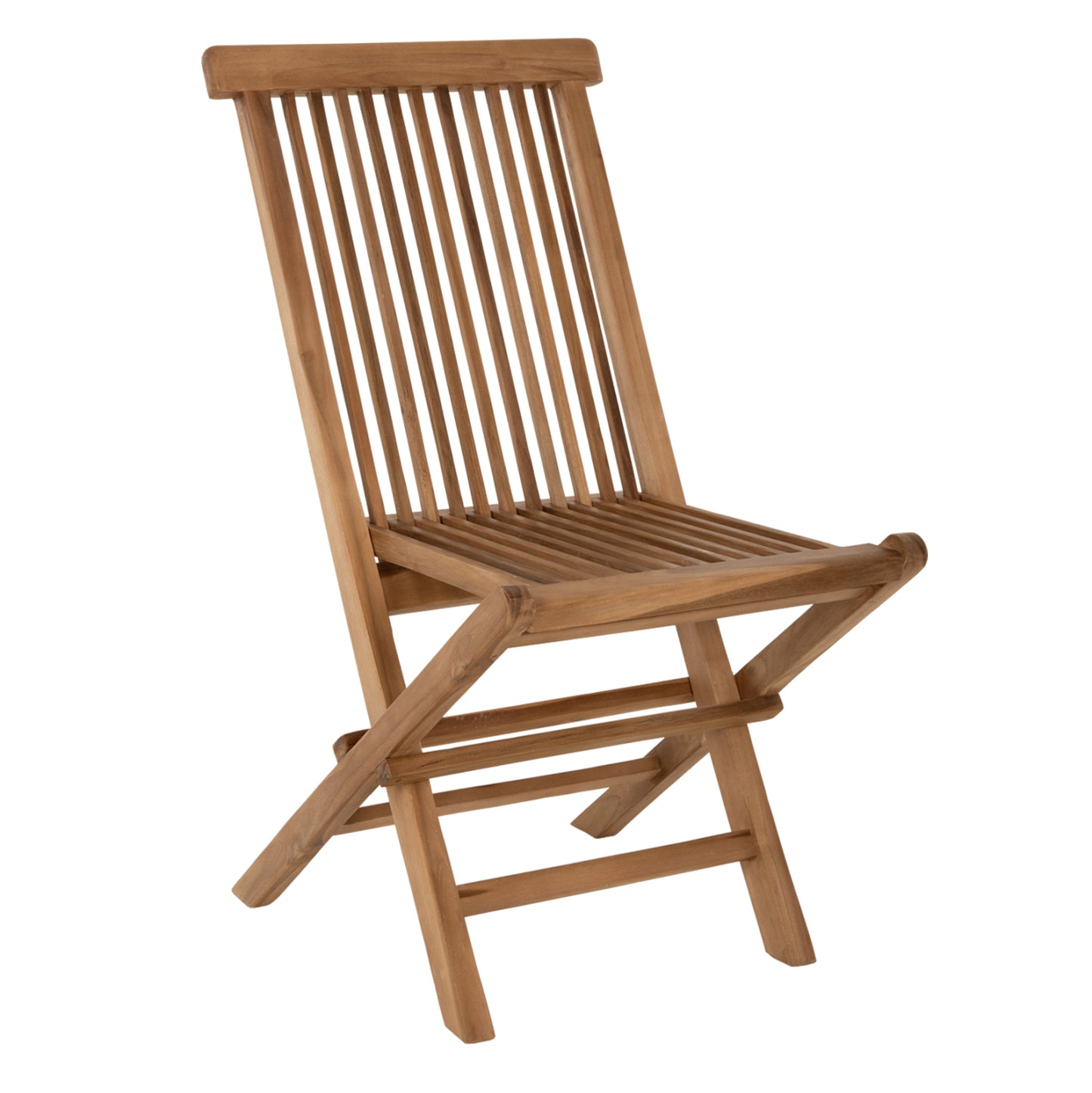 Chair Kendall Hm9540 Folding-teak Wood In Natural Color 46,5x63x89hcm.
