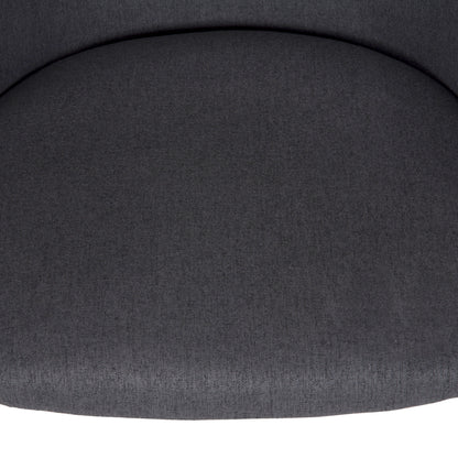 Dining Chair Isiah Hm9615.01 Grey Fabric-black Metal Legs 56x56x76hcm.