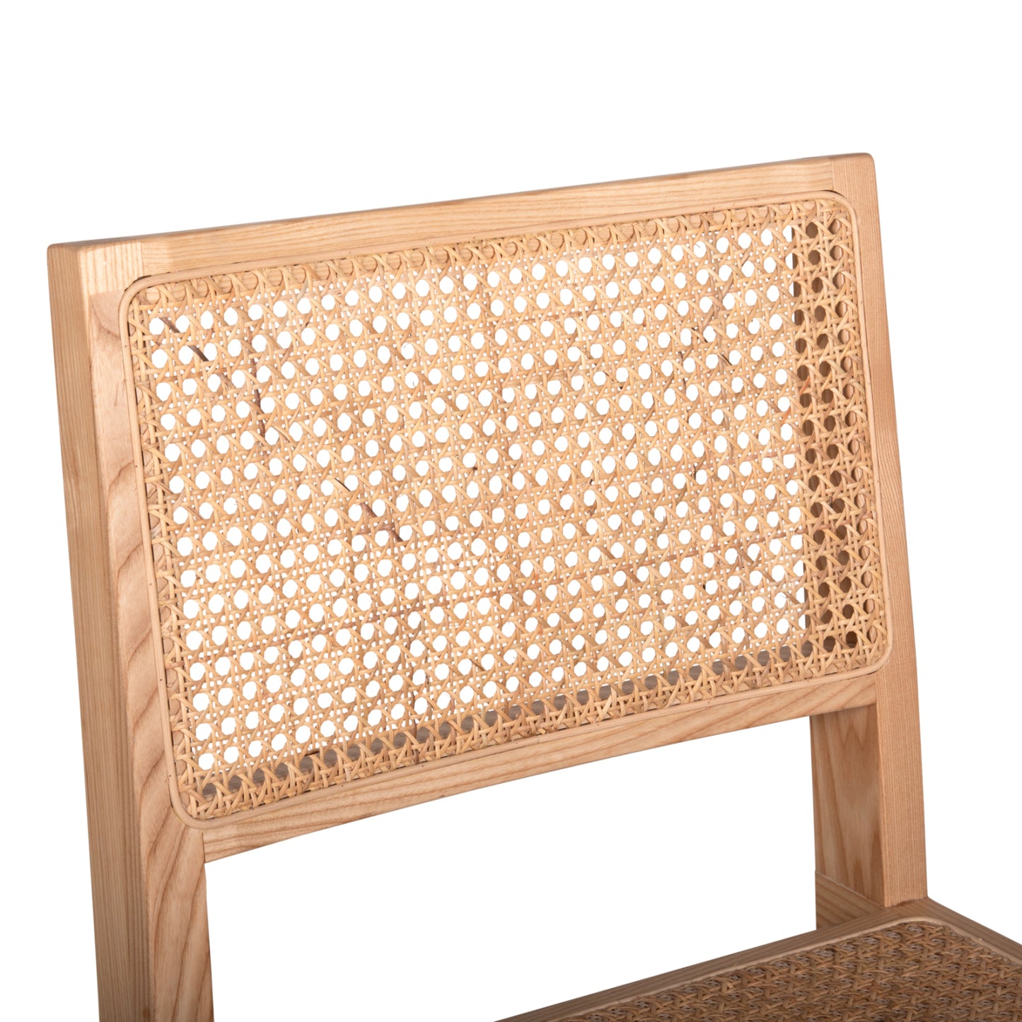 Chair Fredrik Hm9873 Ashwood And Natural Rattan In Natural Color 45x55,5x83hcm.