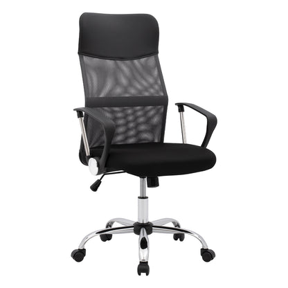 Office Chair Cable Hm1000.10 Black Grey Mesh Chromed Leg 61x58x118