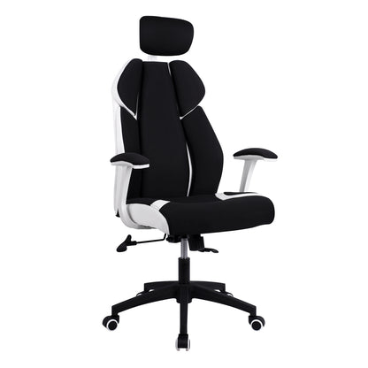 Manager's Office Chair Hm1086.02 In Black-white Color 65x70x128-132