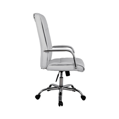 Office Chair Director's White With Chromed Base Jacob Hm1044.12 57x75,5x100 Cm