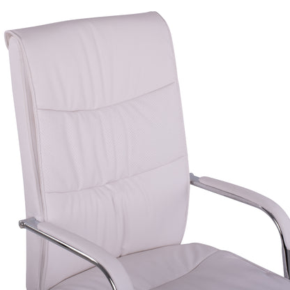 Office Chair Director's White With Chromed Base Jacob Hm1044.12 57x75,5x100 Cm