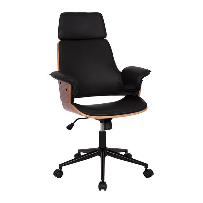 Manager's Office Chair Superior Pro Hm1110.01 Walnut Color-black 67x66x120 Cm