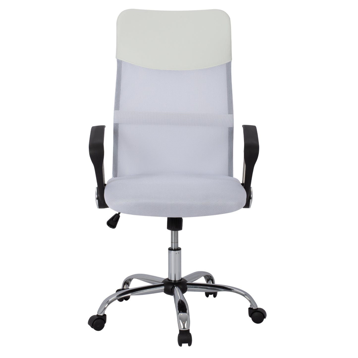 Office Chair Hm1000.04 White Mesh Chromed Leg 61x58x118