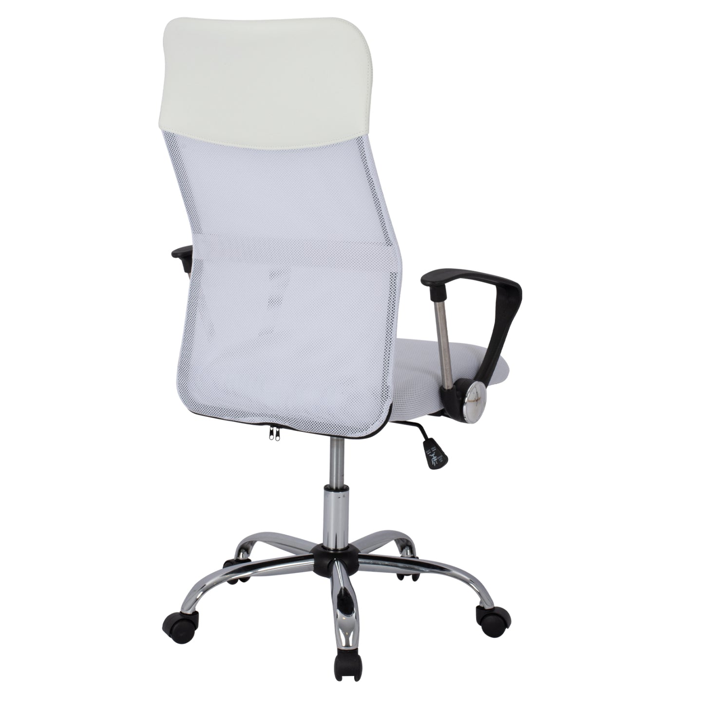 Office Chair Hm1000.04 White Mesh Chromed Leg 61x58x118